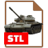 Tanks, artillery, aircraft, and siege weapons STL files for 3D printing