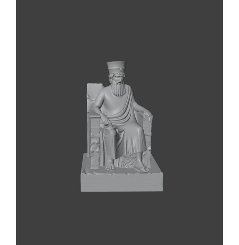 Darius I the Great STL Miniature for 3D Printing