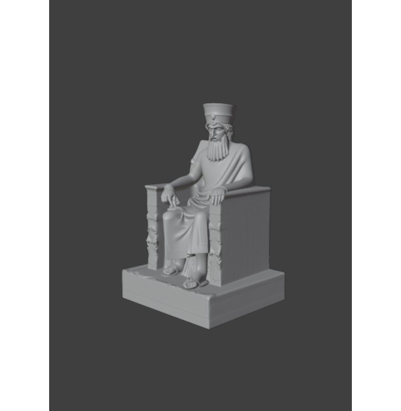 Darius I the Great STL Miniature for 3D Printing