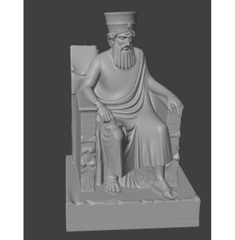 Darius I the Great STL Miniature for 3D Printing