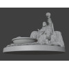 Pecheneg Khan Kurya with Prince Svyatoslav Skull Cup – STL Model for 3D Printing