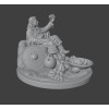 Pecheneg Khan Kurya with Prince Svyatoslav Skull Cup – STL Model for 3D Printing