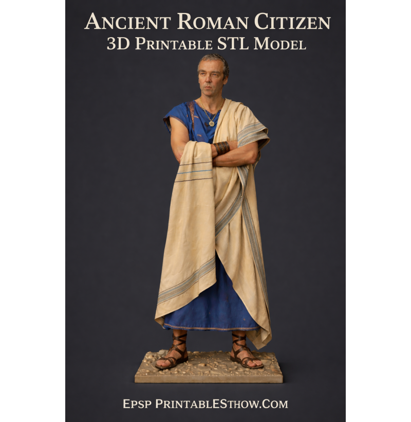 Ancient Roman Citizen — STL File for 3D Printing