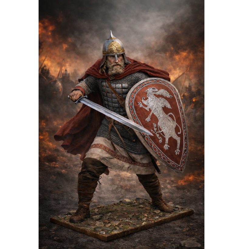 Kievan Rus Warrior — Realistic STL Model for 3D Printing