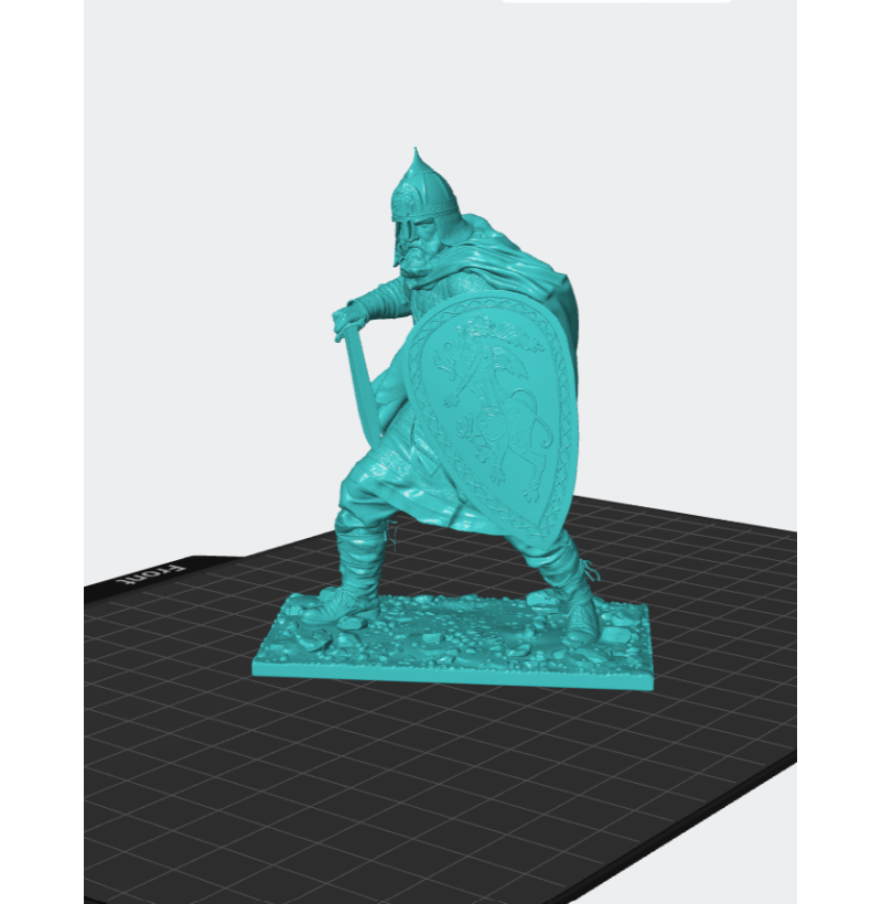 Kievan Rus Warrior — Realistic STL Model for 3D Printing