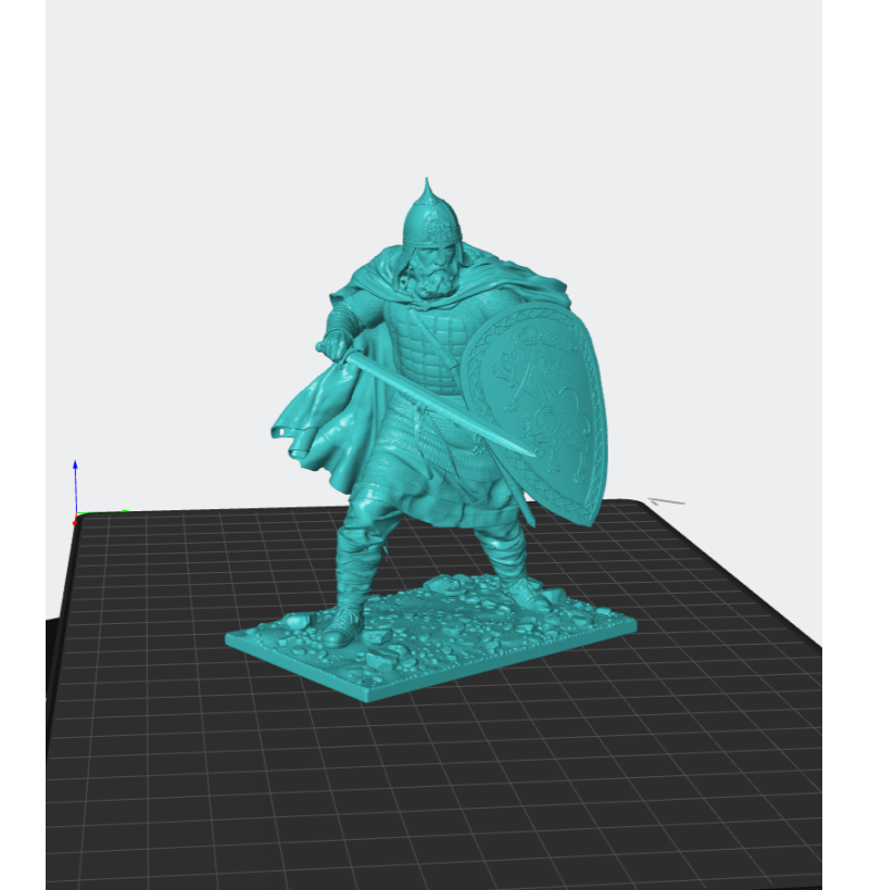 Kievan Rus Warrior — Realistic STL Model for 3D Printing