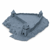 Ancient Rus Fortress IX–XIII Century STL for 3D Printing