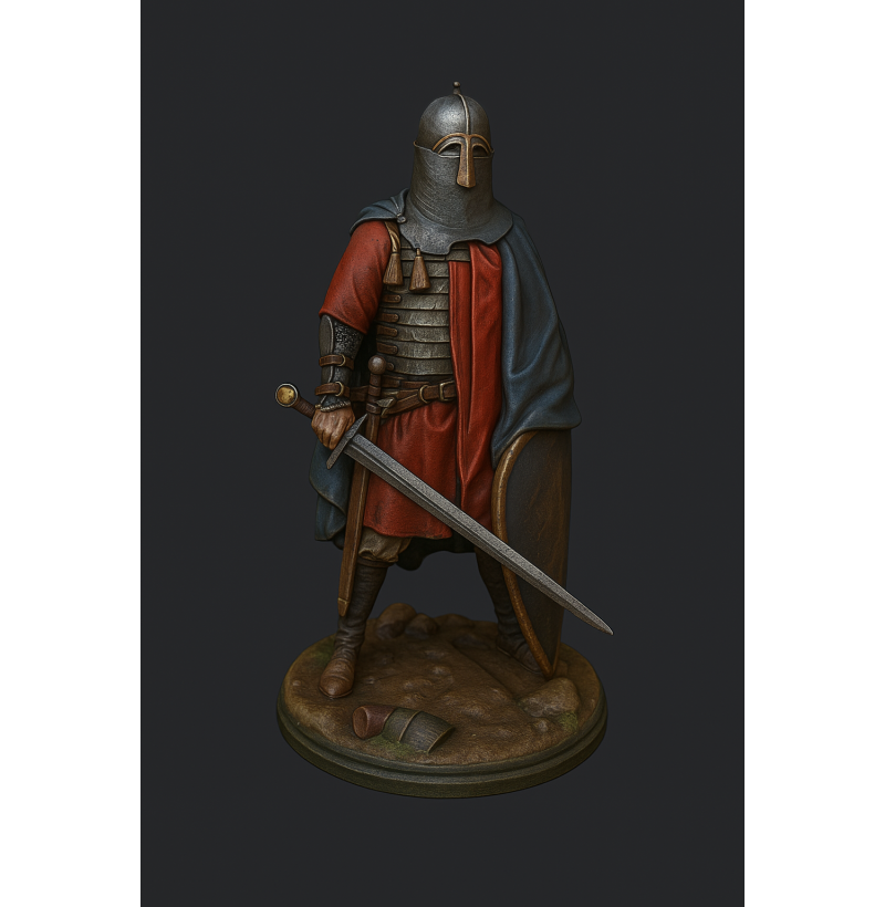 Byzantine Slavic Mercenary — STL File for 3D Printing Miniature