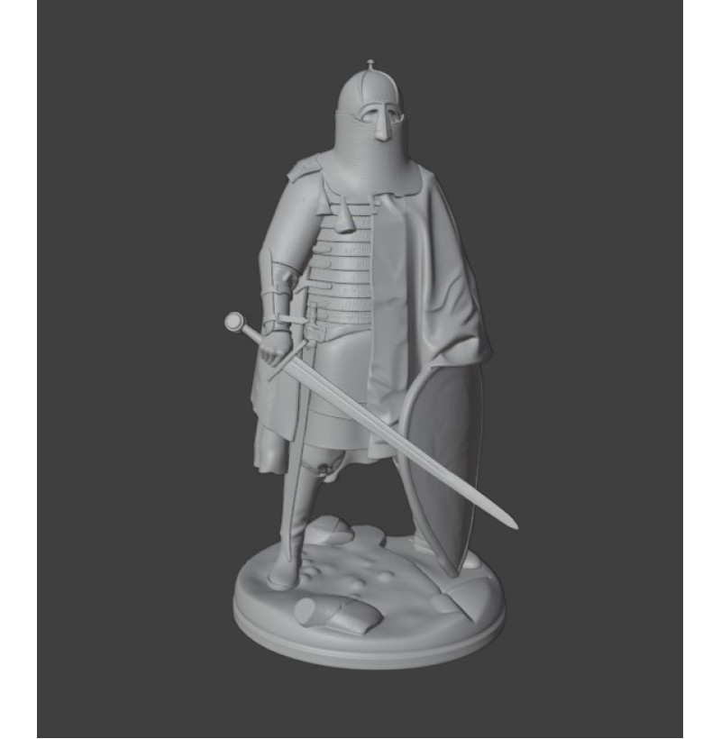 Byzantine Slavic Mercenary — STL File for 3D Printing Miniature