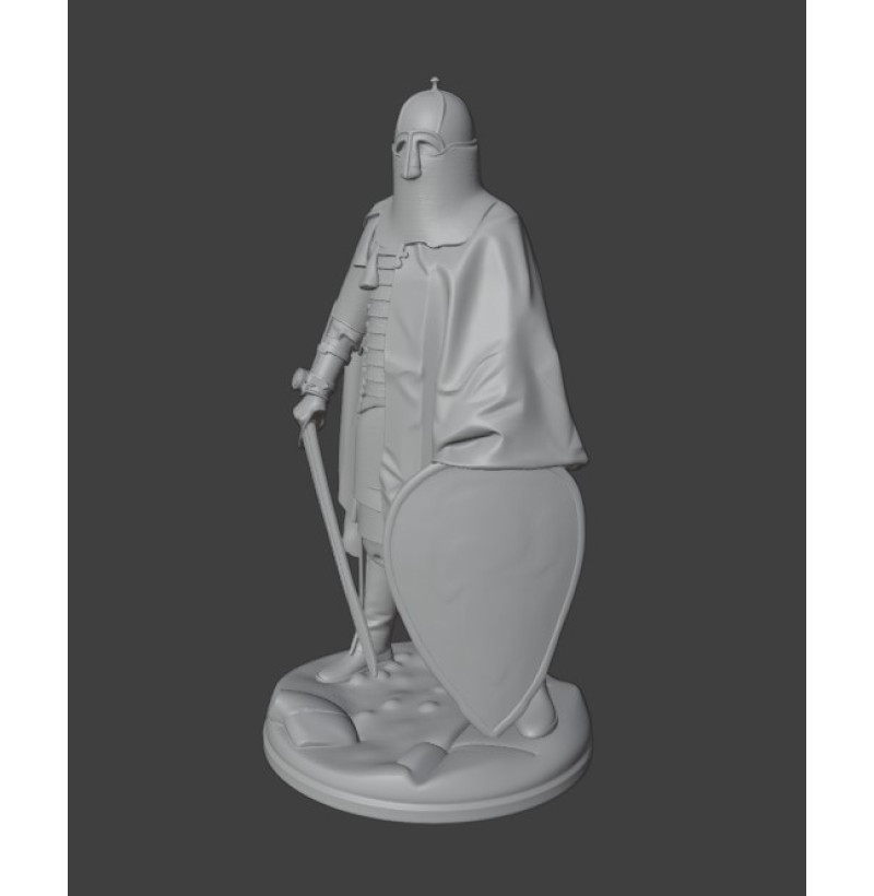 Byzantine Slavic Mercenary — STL File for 3D Printing Miniature