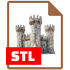 Fortresses, castles, and buildings STL files for 3D printing