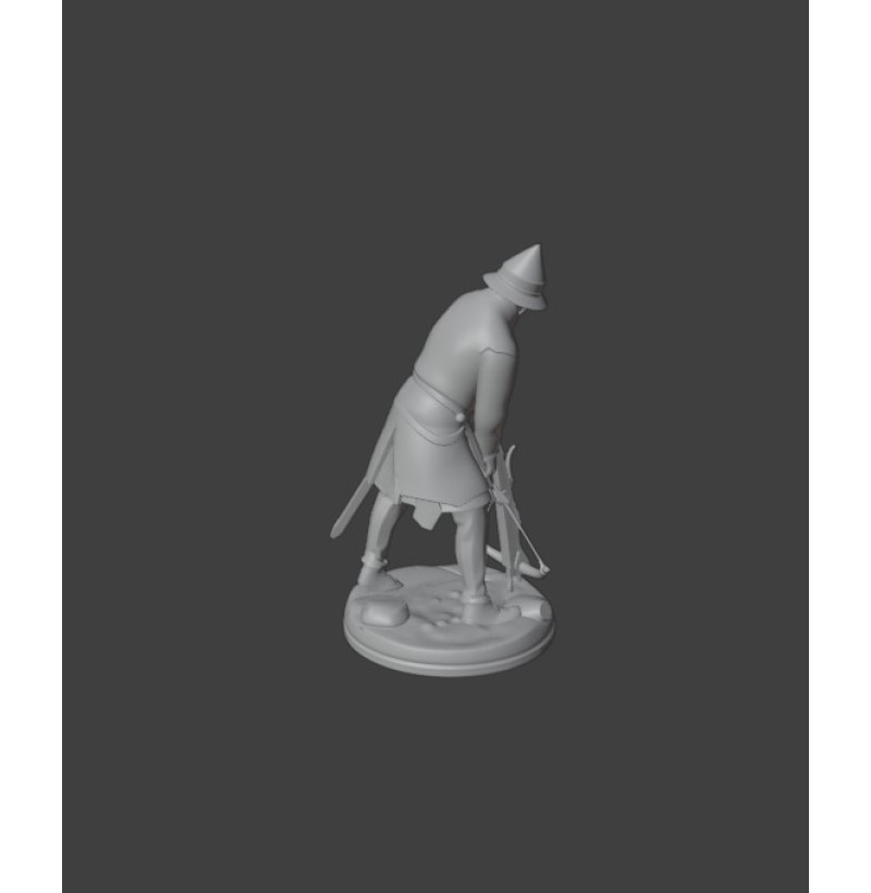 Late Medieval Western European Crossbowman — STL for 3D Printing