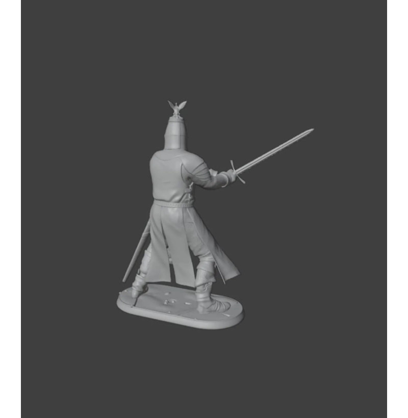 Templar Knight STL File for 3D Printing