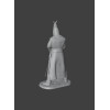 Crusader Knight (Latin Cross) — Standing with Sword | STL for 3D Printing