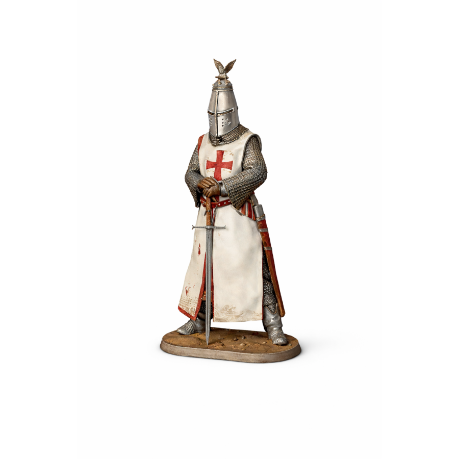 Crusader Knight (Latin Cross) — Standing with Sword | STL for 3D Printing Crusader Knight (Latin Cross) — Standing with Sword | STL for 3D Printing