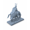 Mounted Crusader STL File for 3D Printing – Historical Knight Miniature