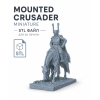 Mounted Crusader STL File for 3D Printing – Historical Knight Miniature