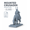 Mounted Crusader STL File for 3D Printing – Historical Knight Miniature