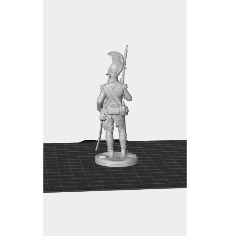 French Napoleonic Grenadier – STL File for 3D Printing