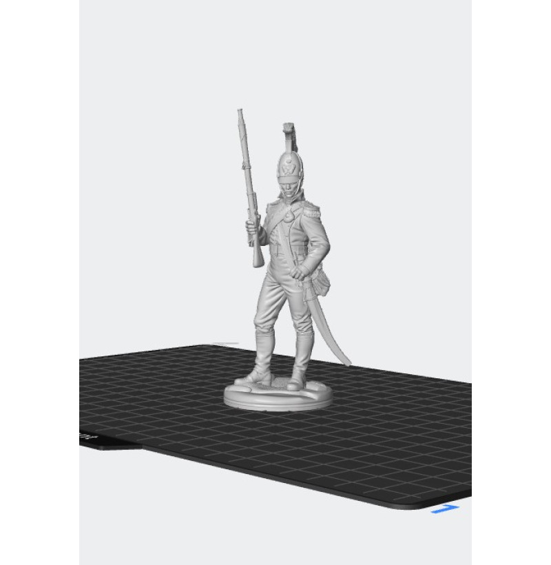 French Napoleonic Grenadier – STL File for 3D Printing
