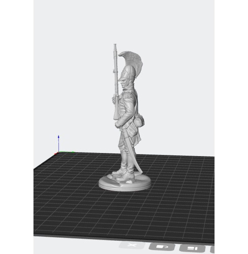 French Napoleonic Grenadier – STL File for 3D Printing
