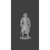 Samurai in Armor – Sengoku Period (15th–16th Century) STL File for 3D Printing 