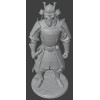 Samurai in Armor – Sengoku Period (15th–16th Century) STL File for 3D Printing 