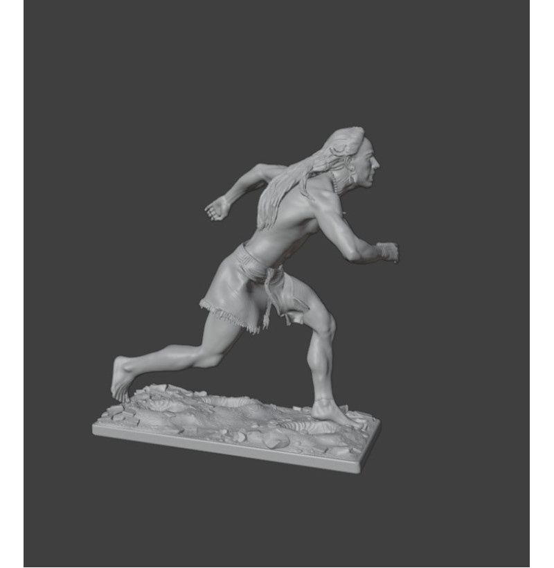 Apocalypto — Maya Warrior | STL File for 3D Printable Miniature | Wargames • Diorama • Painting | Instant Download