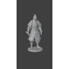 Samurai with Sword — STL File for 3D Printing 