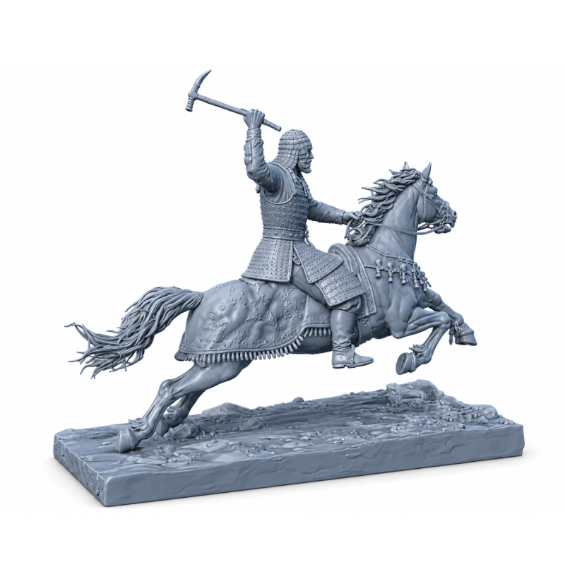 Sarmatian Horseman STL File for 3D Printing 