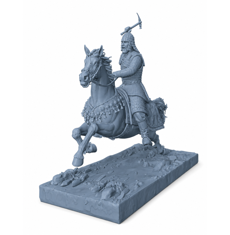 Sarmatian Horseman STL File for 3D Printing 