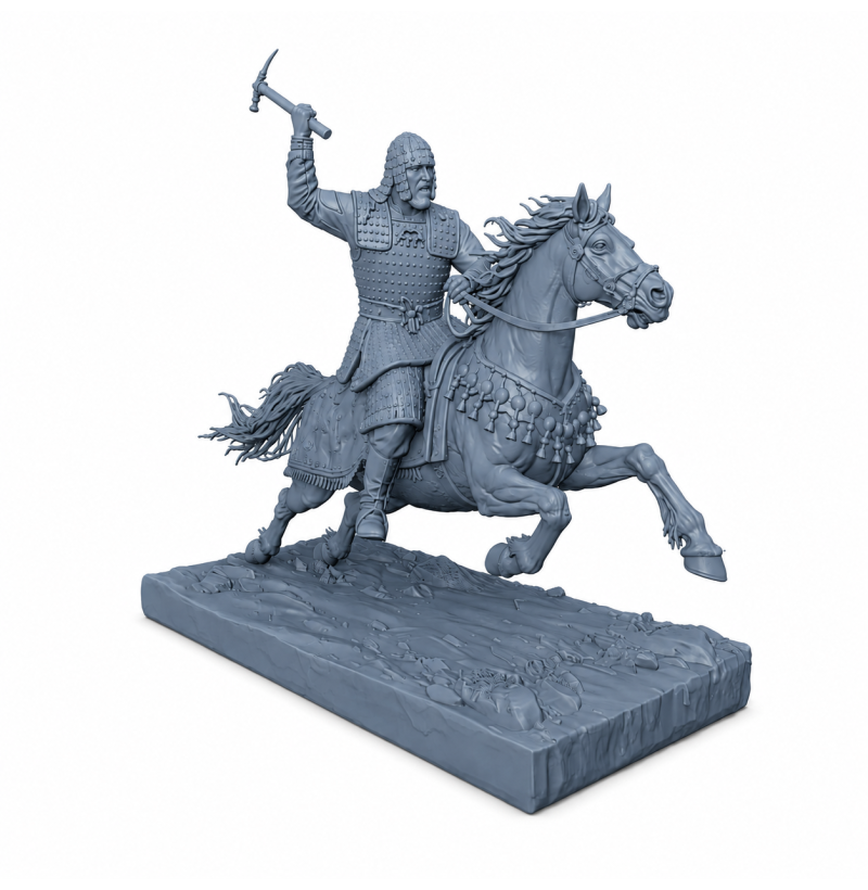 Sarmatian Horseman STL File for 3D Printing 