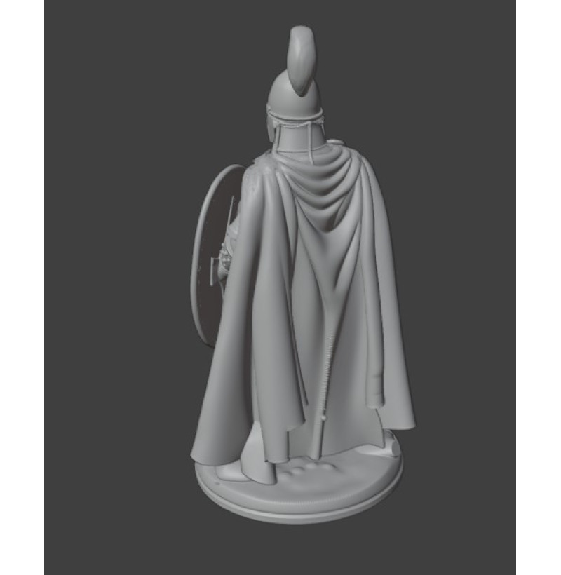 Noble Gaul Warrior — STL File for 3D Printing Historical Miniature