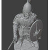 Noble Gaul Warrior — STL File for 3D Printing Historical Miniature
