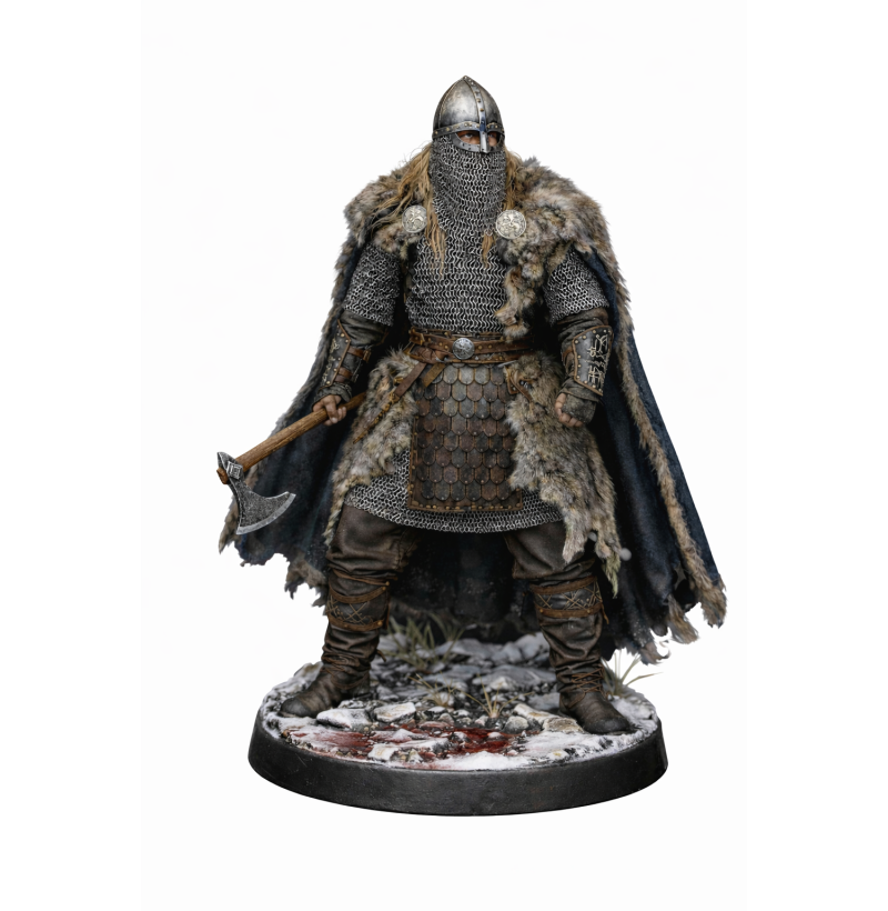 Viking Age Norse Warrior – Premium Historical STL Model for 3D Printing