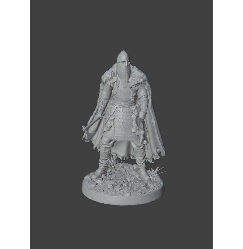 Viking Age Norse Warrior – Premium Historical STL Model for 3D Printing