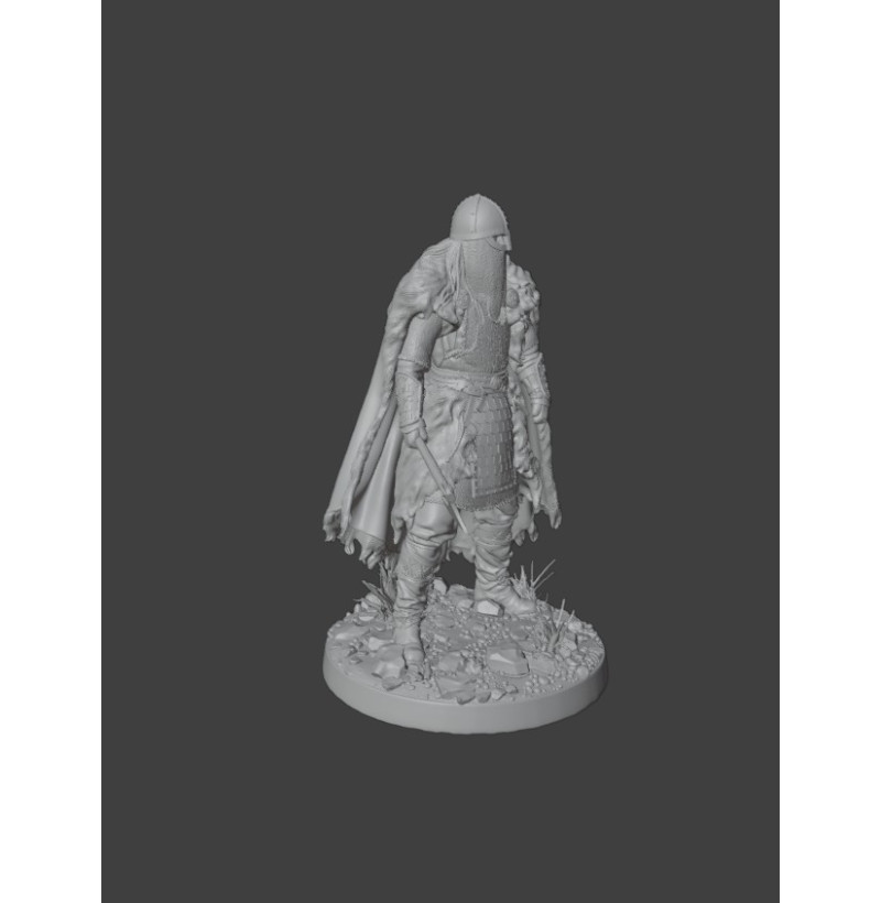 Viking Age Norse Warrior – Premium Historical STL Model for 3D Printing