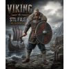 Viking Warrior STL File for 3D Printing