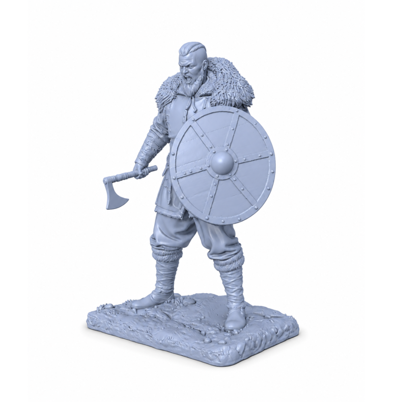 Viking Warrior STL File for 3D Printing