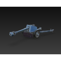 Buy PaK 40 (Panzerabwehrkanone 40) STL File — World War II Historical Miniature for 3D Printing