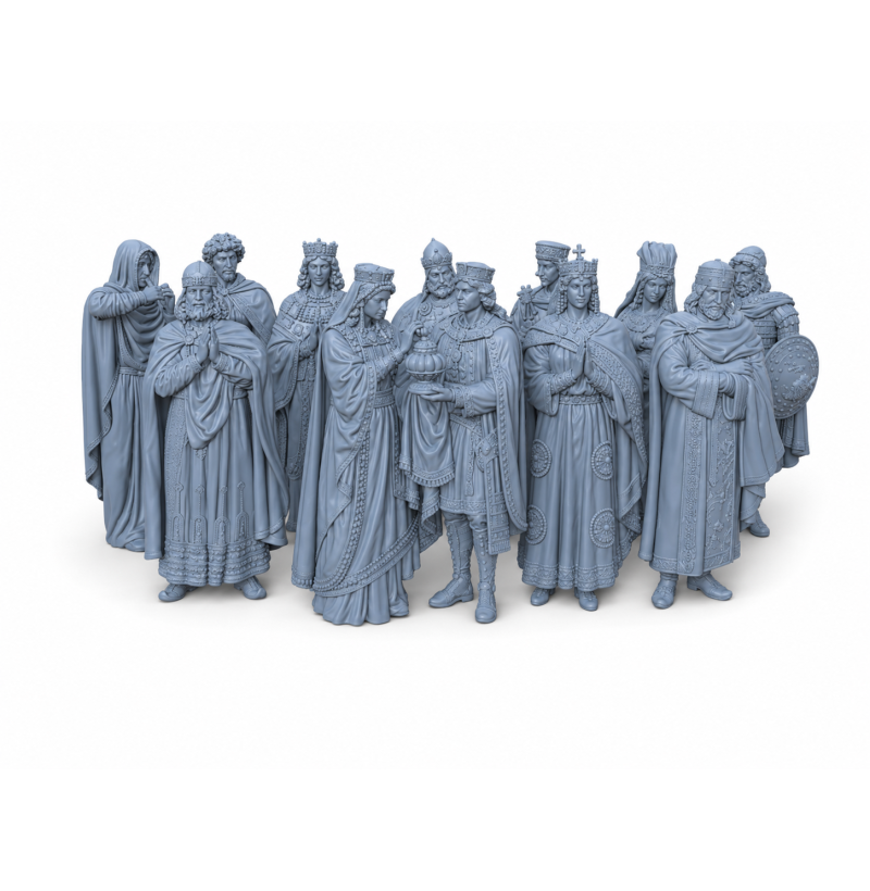 Byzantine Medieval Italian Miniatures 700–1200 AD – Premium STL Collection for 3D Printing