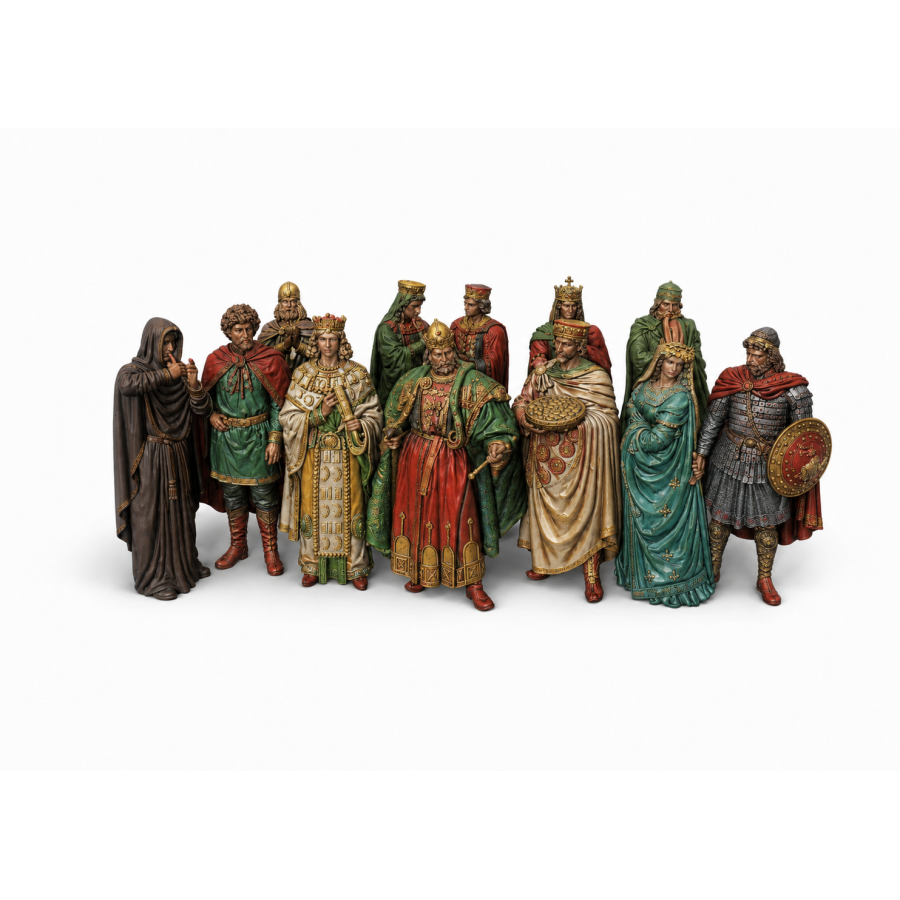 Byzantine Medieval Italian Miniatures 700–1200 AD – Premium STL Collection for 3D Printing