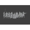 17th Century European Soldiers Clergy – 9 STL Models for 3D Printing