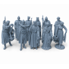Anglo-Normans 1200 – 11 STL Model Set for 3D Printing