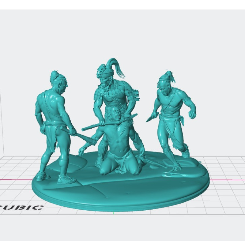 Buy STL File “Apocalypto” Historical Miniature for 3D Printing