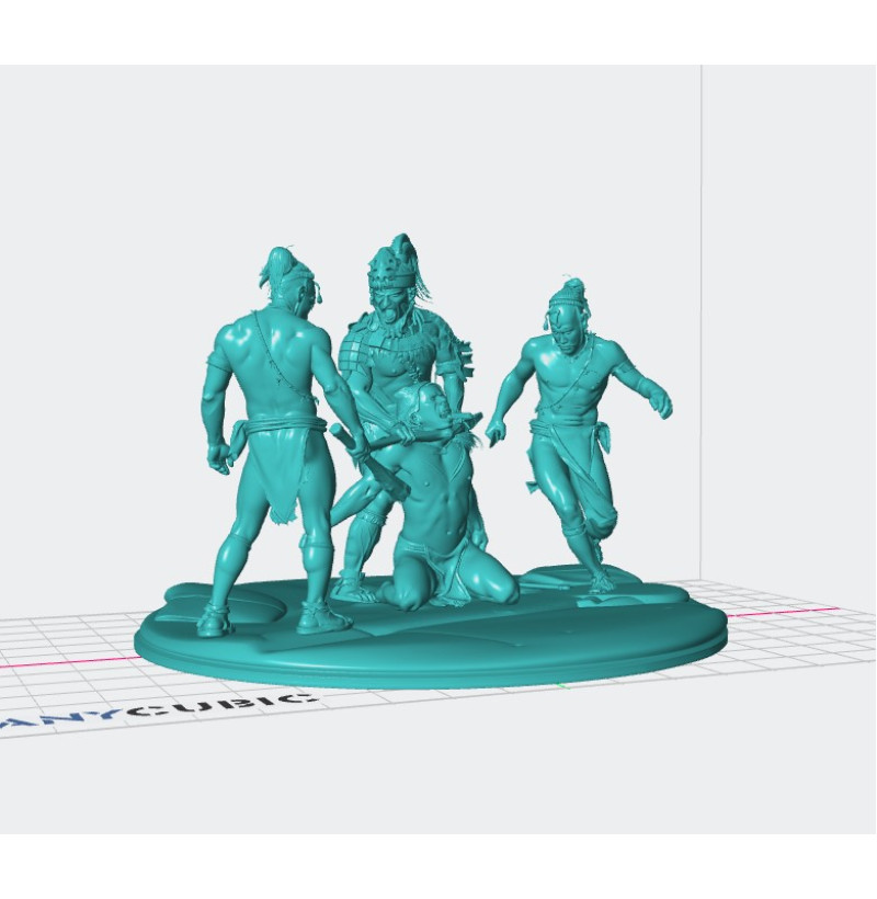 Buy STL File “Apocalypto” Historical Miniature for 3D Printing