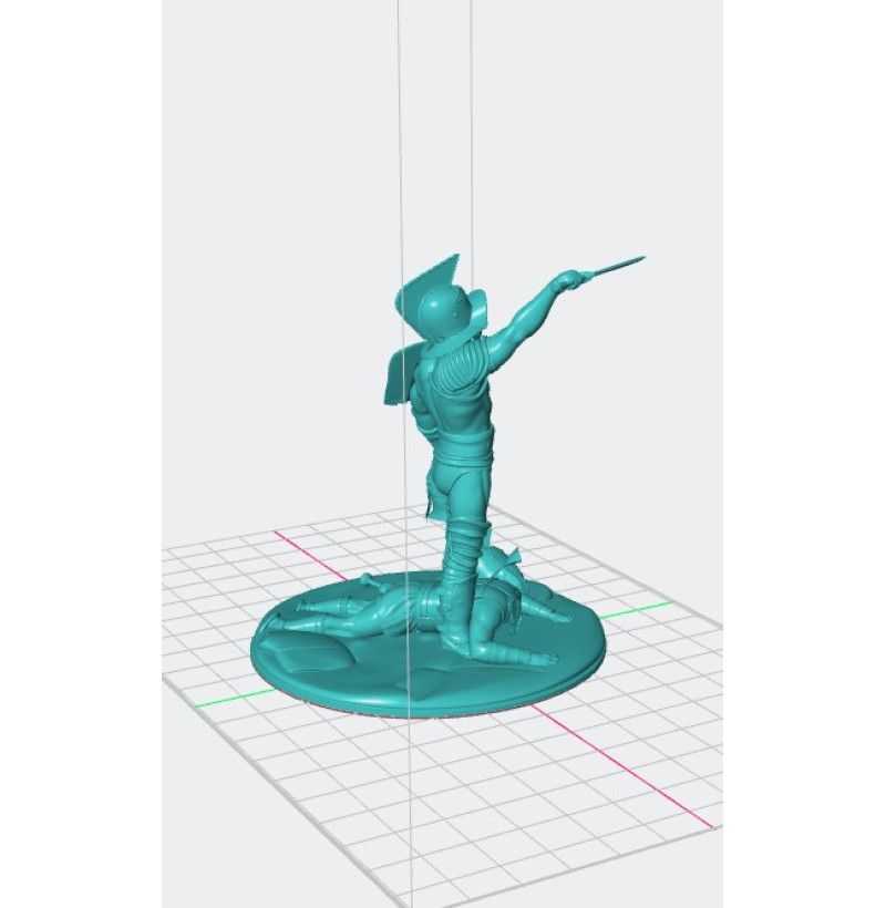 Buy STL File "Blood and Sand" — Gladiator Arena Battle Diorama for 3D printing