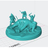STL File “Prey” — Neanderthal Mammoth Hunt Diorama for 3D Printing