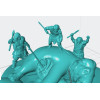 STL File “Prey” — Neanderthal Mammoth Hunt Diorama for 3D Printing