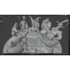 Zaporizhian Cossacks Writing a Letter" Diorama – STL File for 3D Printing